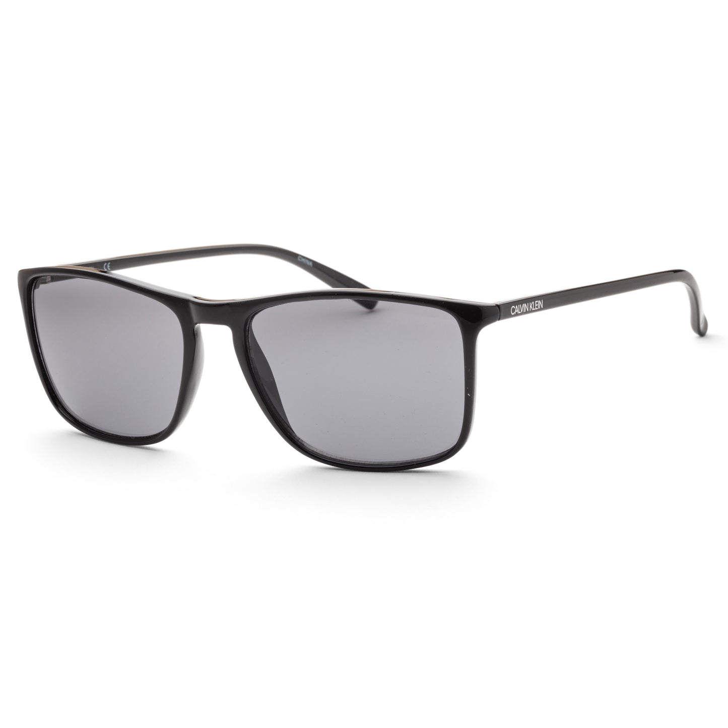 title:Calvin Klein Men's Fashion CK20524S-001 57mm Black Sunglasses;color:Black Frame, Brown Lens