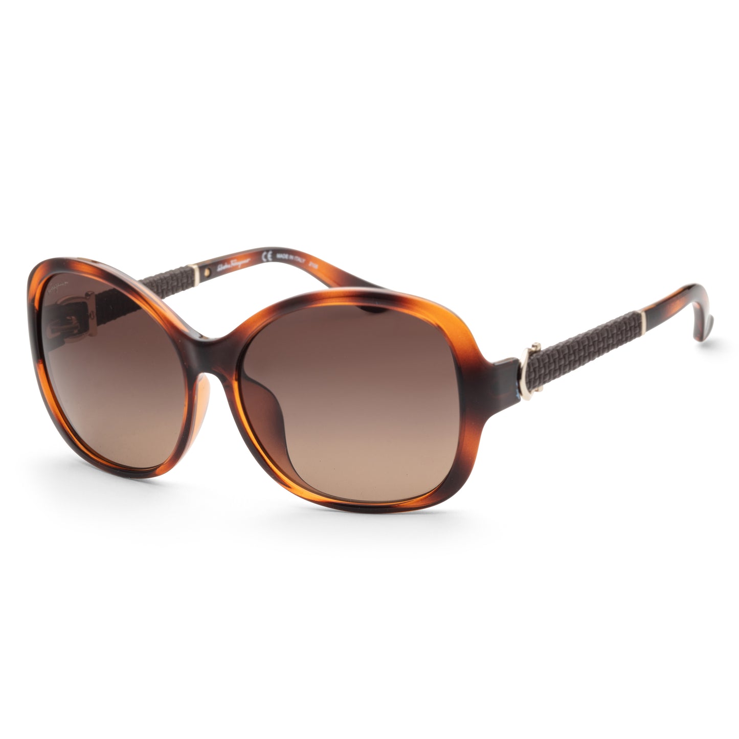 title:Ferragamo Women's SF744SLA-214-59 Fashion 59mm Tortoise Sunglasses;color:Brown Gradient Lens, Tortoise Frame