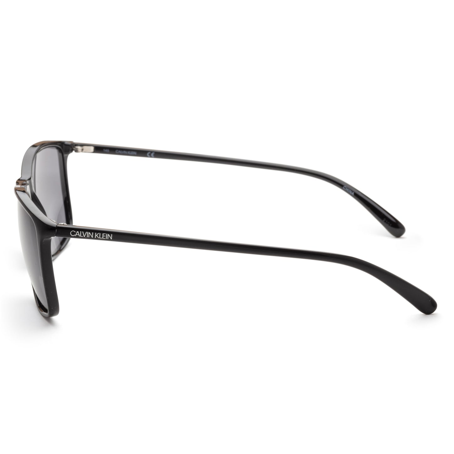 title:Calvin Klein Men's Fashion CK20524S-001 57mm Black Sunglasses;color:Black Frame, Brown Lens