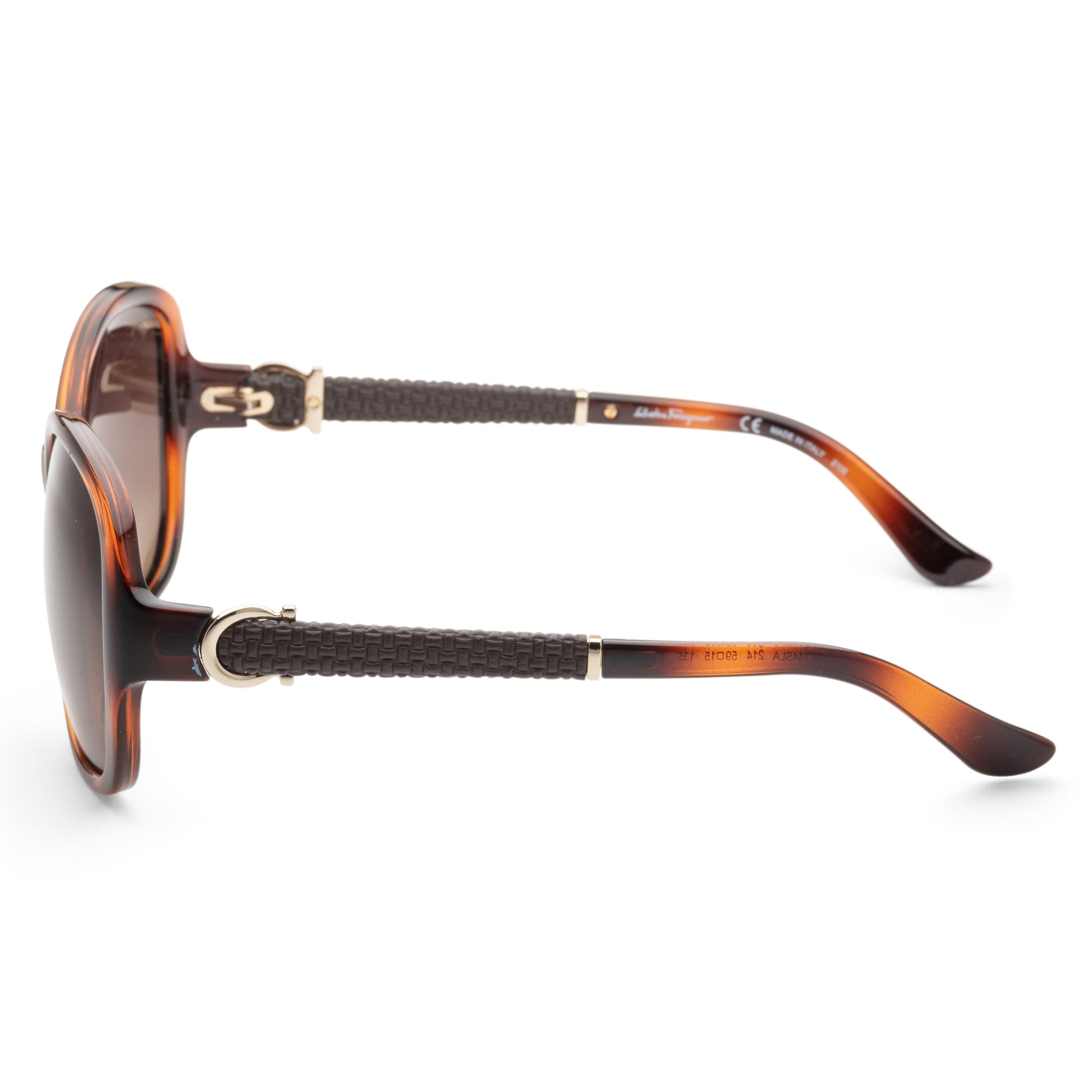 title:Ferragamo Women's SF744SLA-214-59 Fashion 59mm Tortoise Sunglasses;color:Brown Gradient Lens, Tortoise Frame