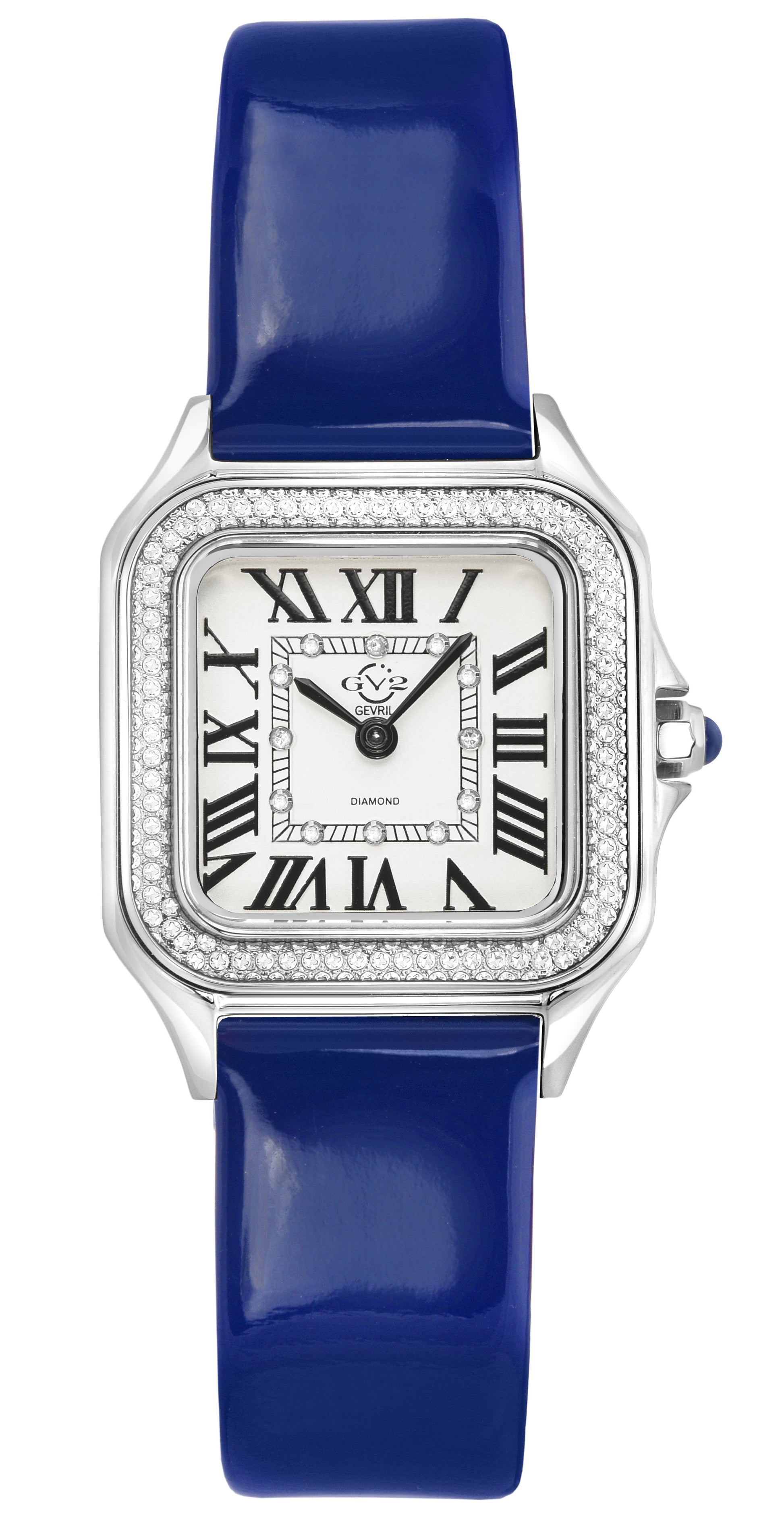 title:GV2 by Gevril Women's Milan 27.5mm Quartz Watch 12110;color:White