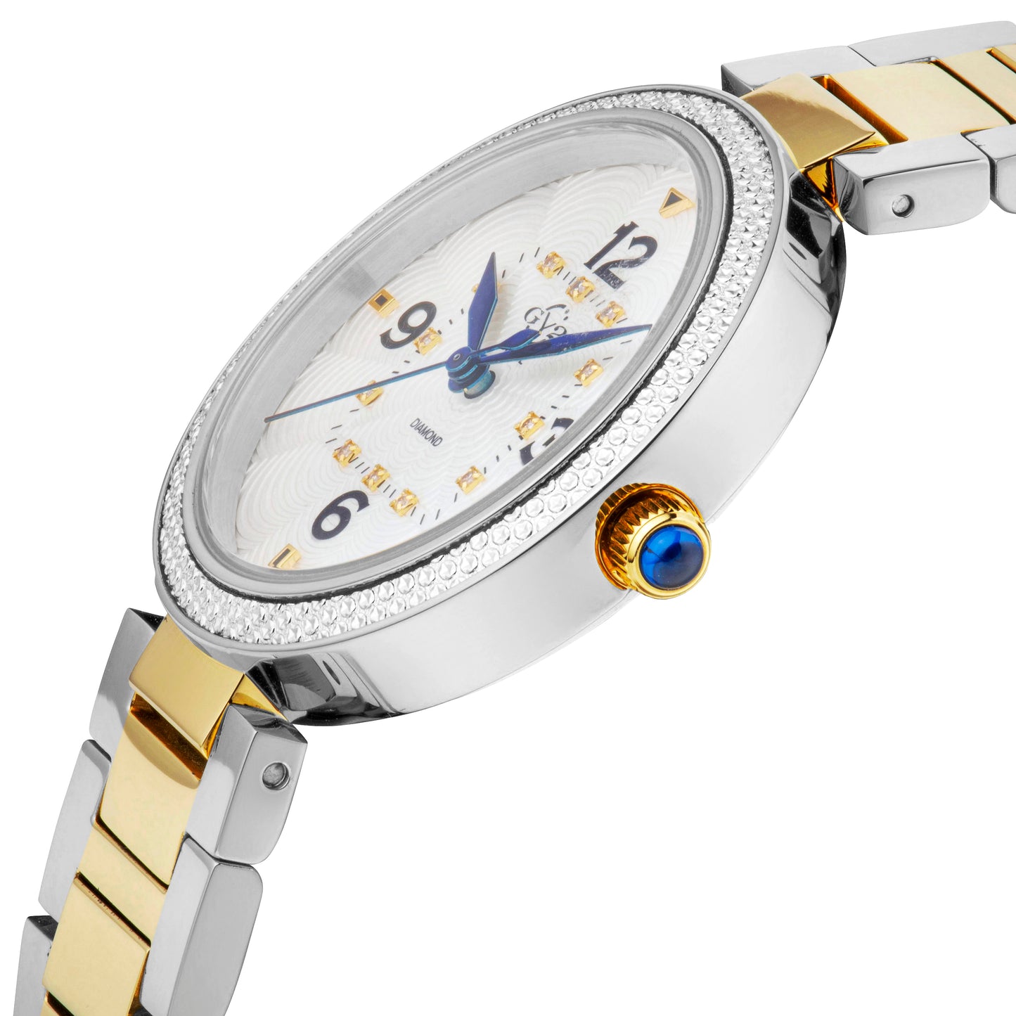 title:GV2 by Gevril Women's Piemonte 36mm Quartz Watch 14203B;color:White