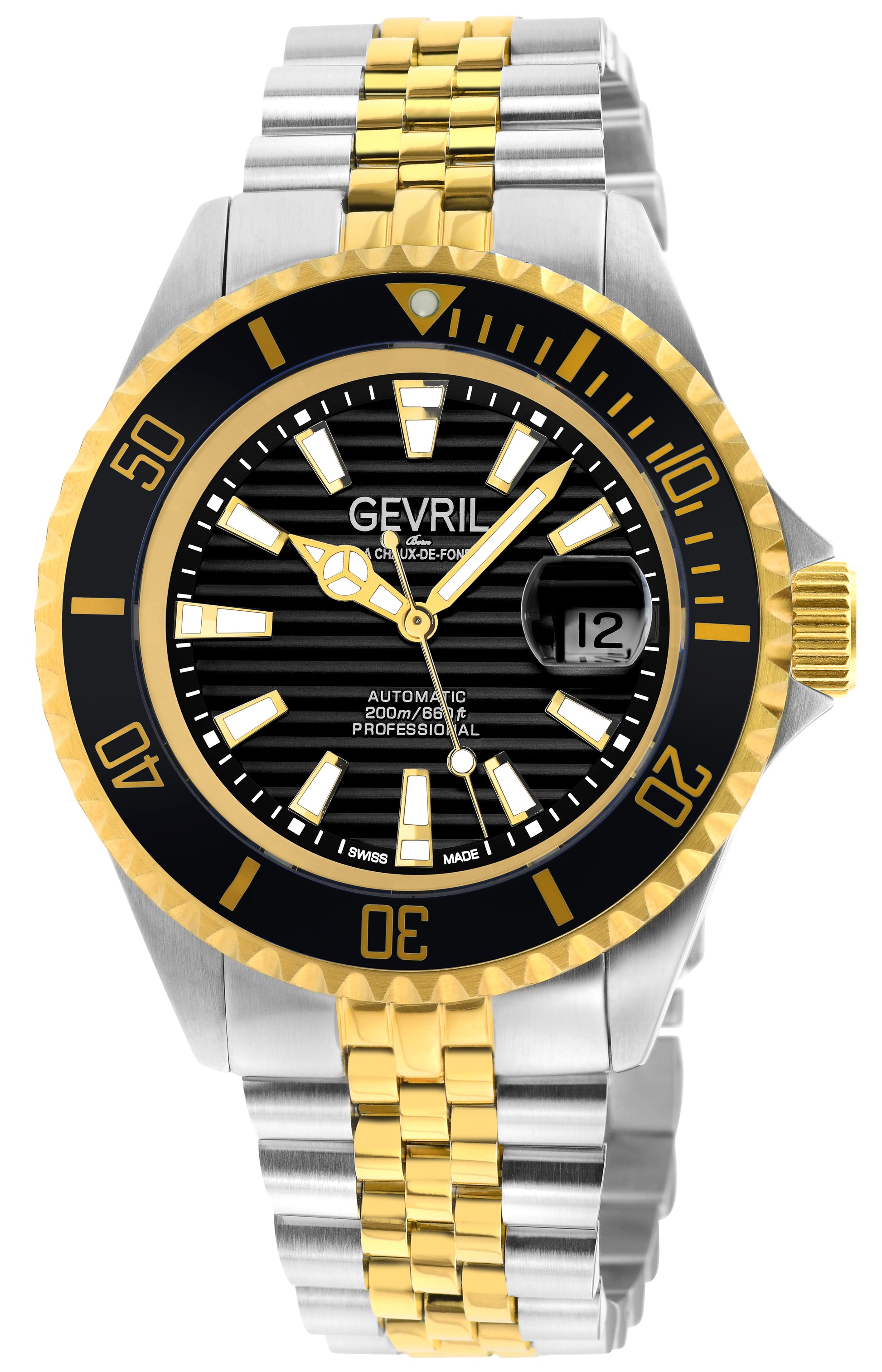 title:Gevril Men's Chambers 43mm Automatic Watch 42602;color:Black