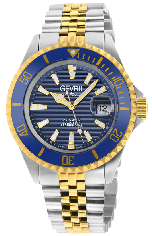 title:Gevril Men's Chambers 43mm Automatic Watch 42603;color:Blue