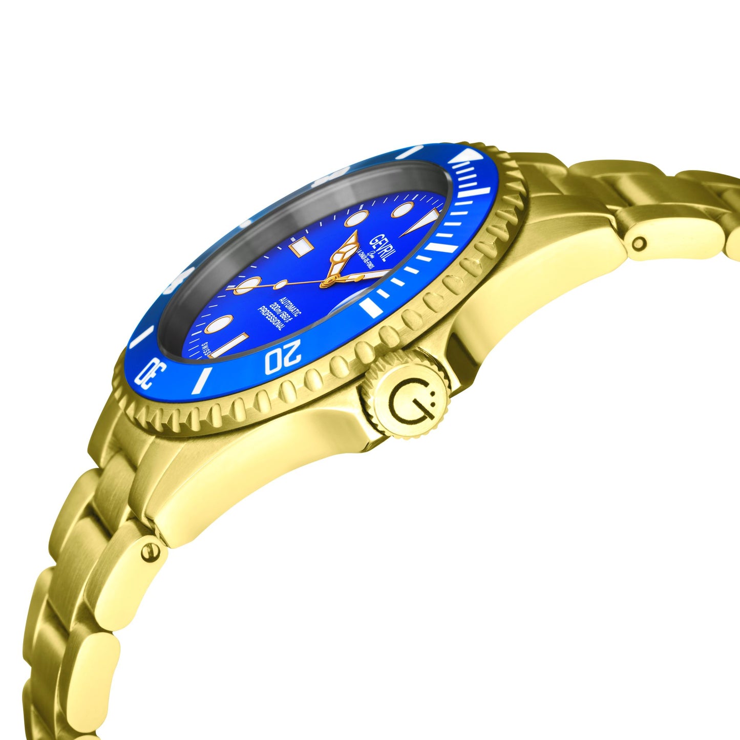 title:Gevril Men's Wallstreet 43mm Automatic Watch 4854A;color:Blue