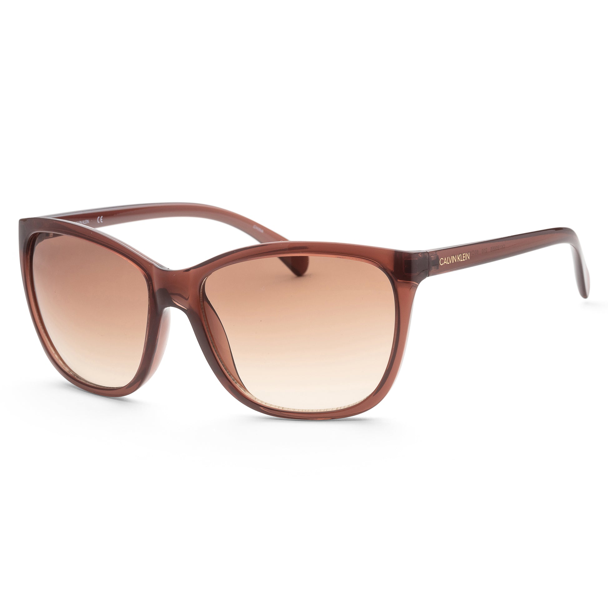 title:Calvin Klein Women's Fashion CK19565S-210 60mm Milky Brown Sunglasses;color:Milky Brown