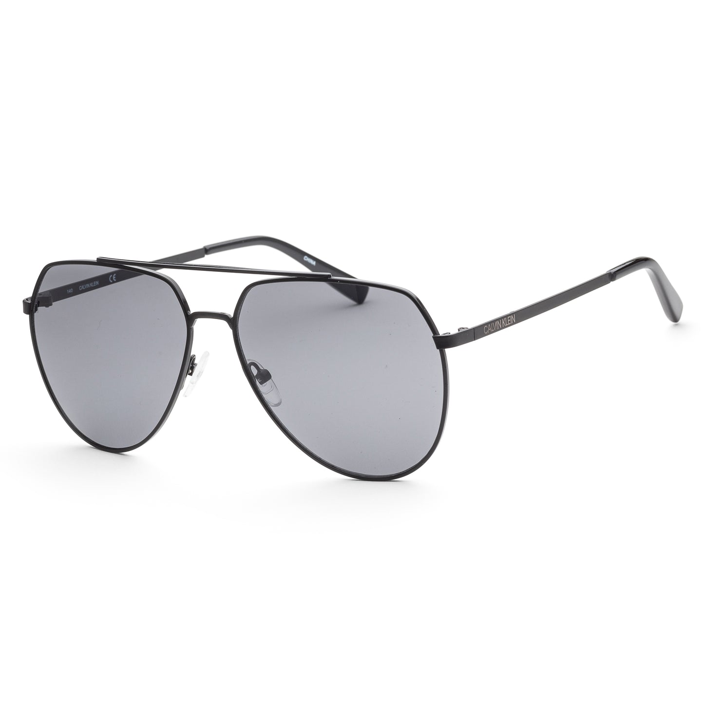 title:Calvin Klein Men's Fashion CK20124S-001 59mm Black Sunglasses;color:Black frame, Grey lens