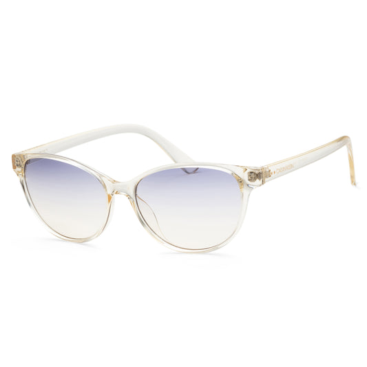 title:Calvin Klein Women's CK20517S-740 Fashion 56mm Crystal Sunglasses;color:Grey Gradient Lens, Crystal Frame