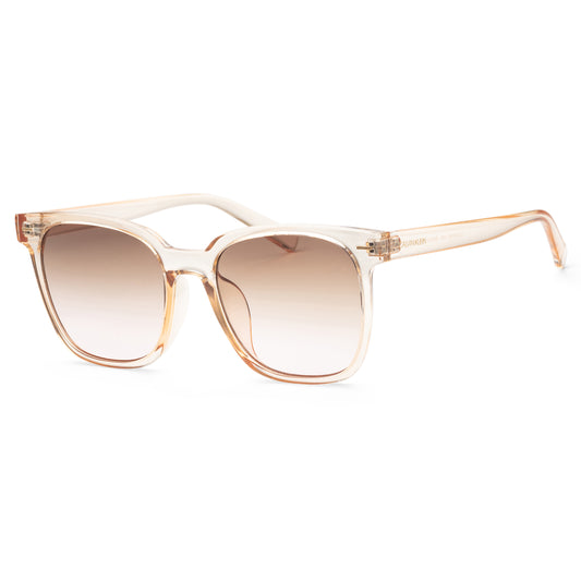 title:Calvin Klein Women's Fashion CK20519S-270 55mm Crystal Beige Sunglasses;color:Crystal Beige