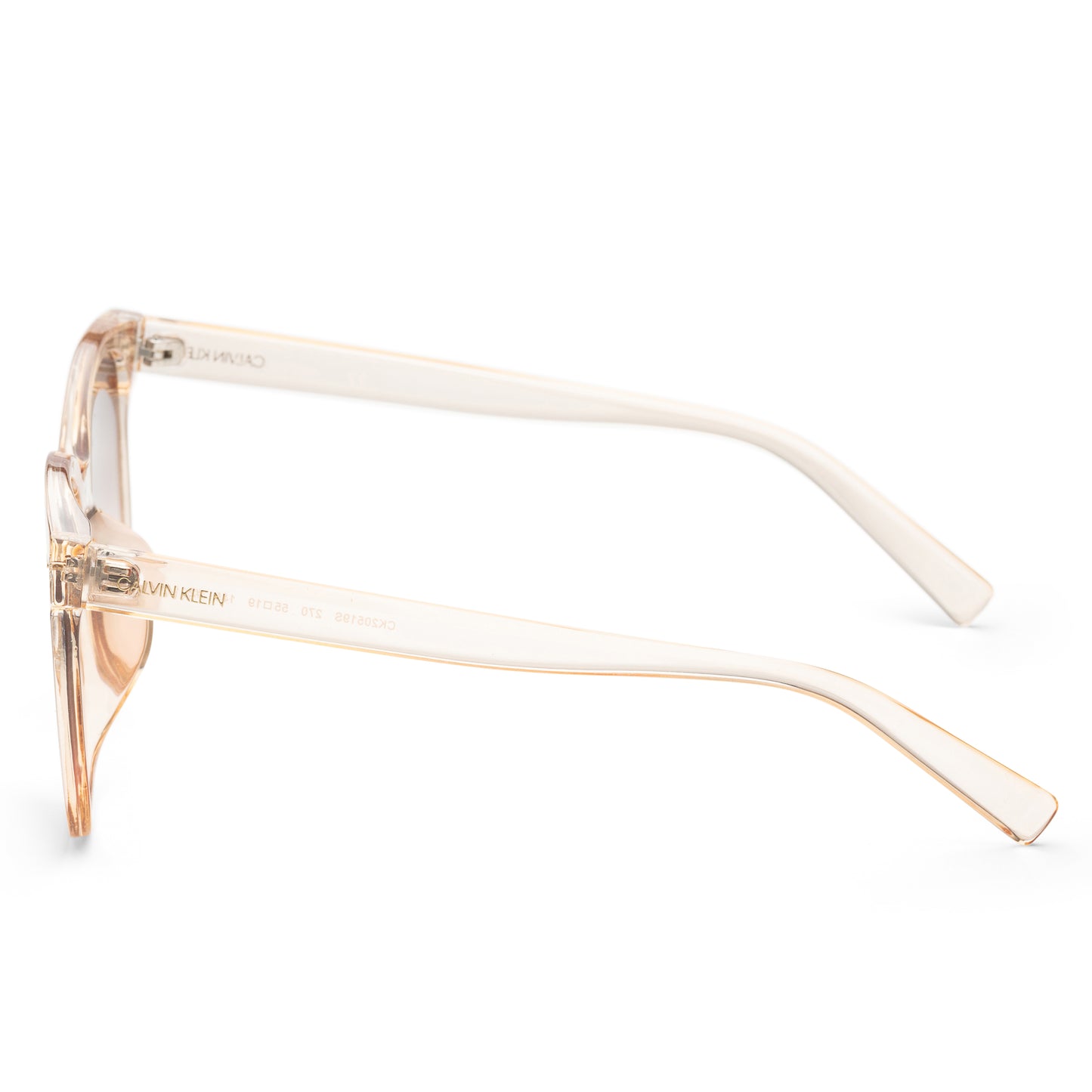 title:Calvin Klein Women's Fashion CK20519S-270 55mm Crystal Beige Sunglasses;color:Crystal Beige