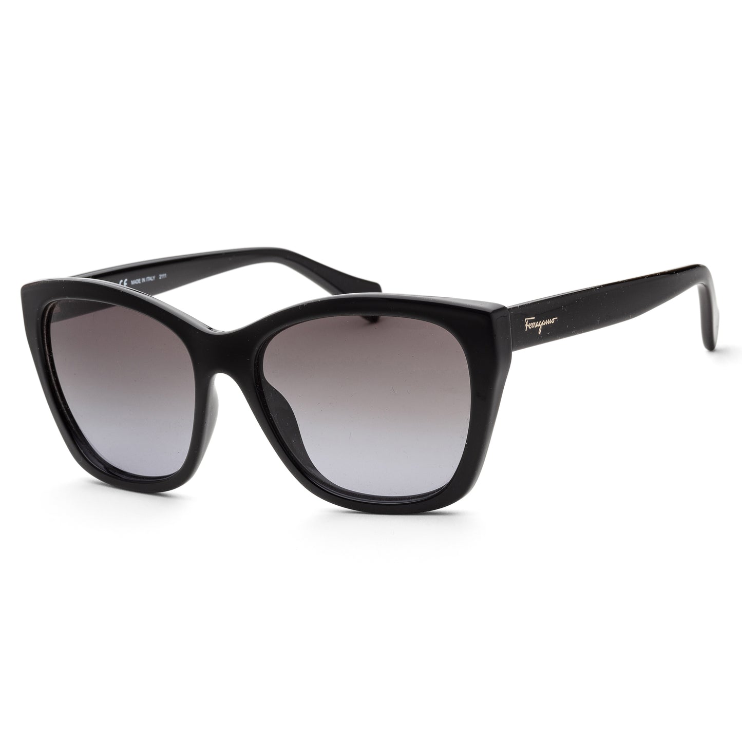 title:Ferragamo Women's SF957S-001 Fashion 56mm Black Sunglasses;color:Black