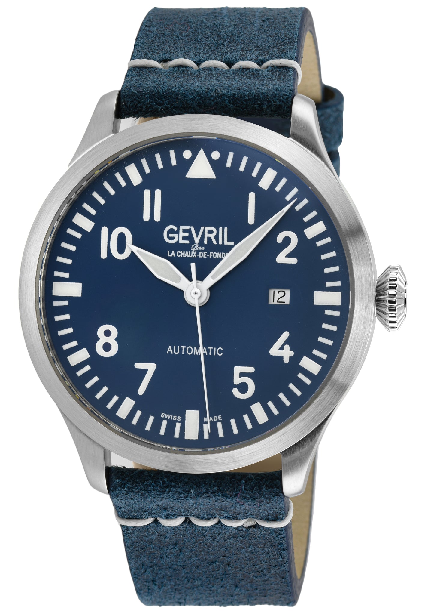 title:Gevril Men's Vaughn 44mm Automatic Watch 43503;color:Blue