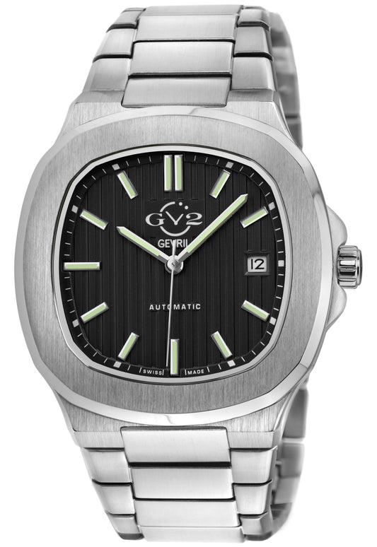 title:GV2 by Gevril Men's Potente 40mm Automatic Watch 18100;color:Black