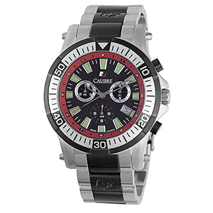 title:Calibre Men's Hawk Chrono 45mm Quartz Watch SC-5H2-04-007.4;color:Black