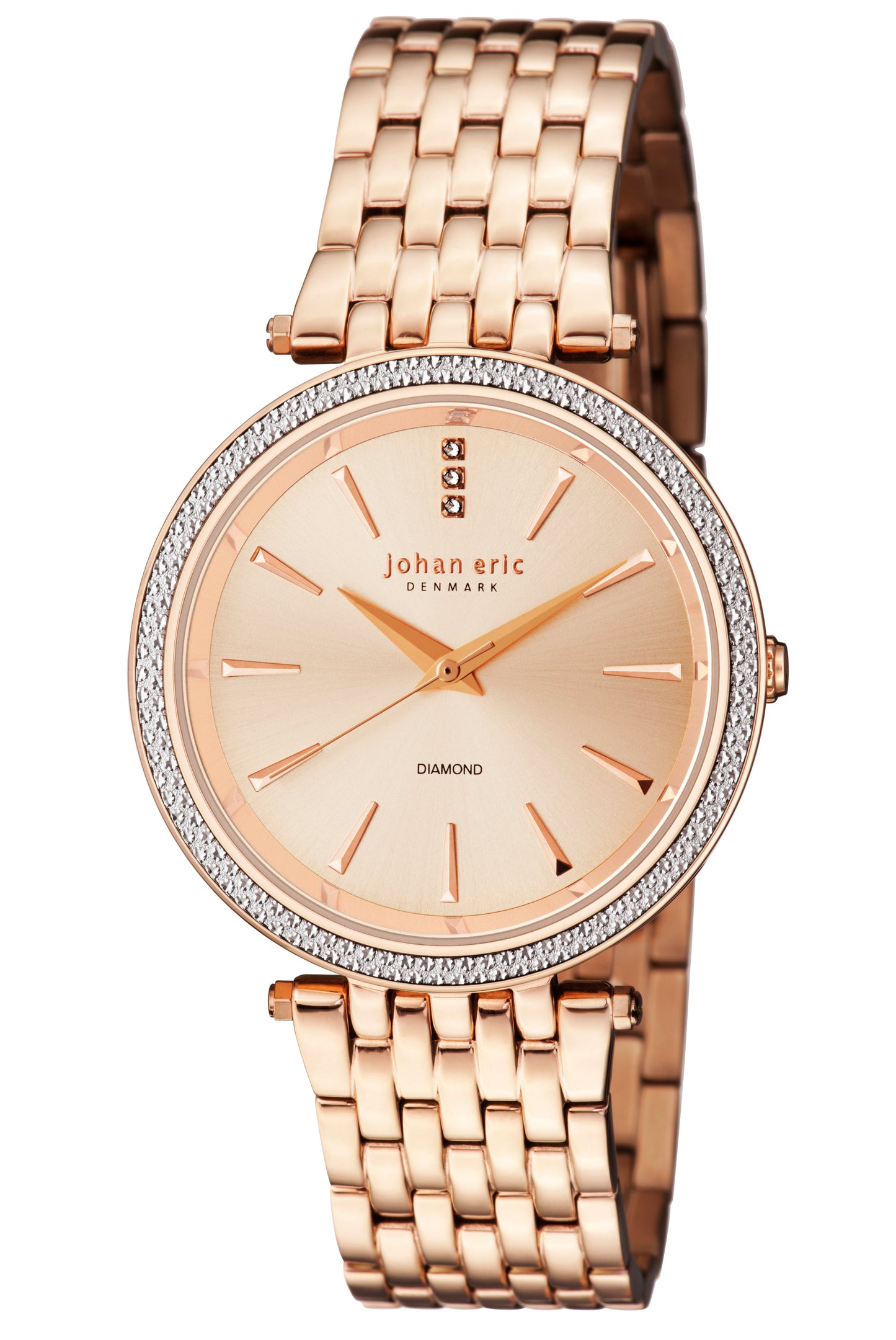 title:Johan Eric Women's Fredericia 36.75mm Quartz Watch JE-F1000-09-009B;color:Gold