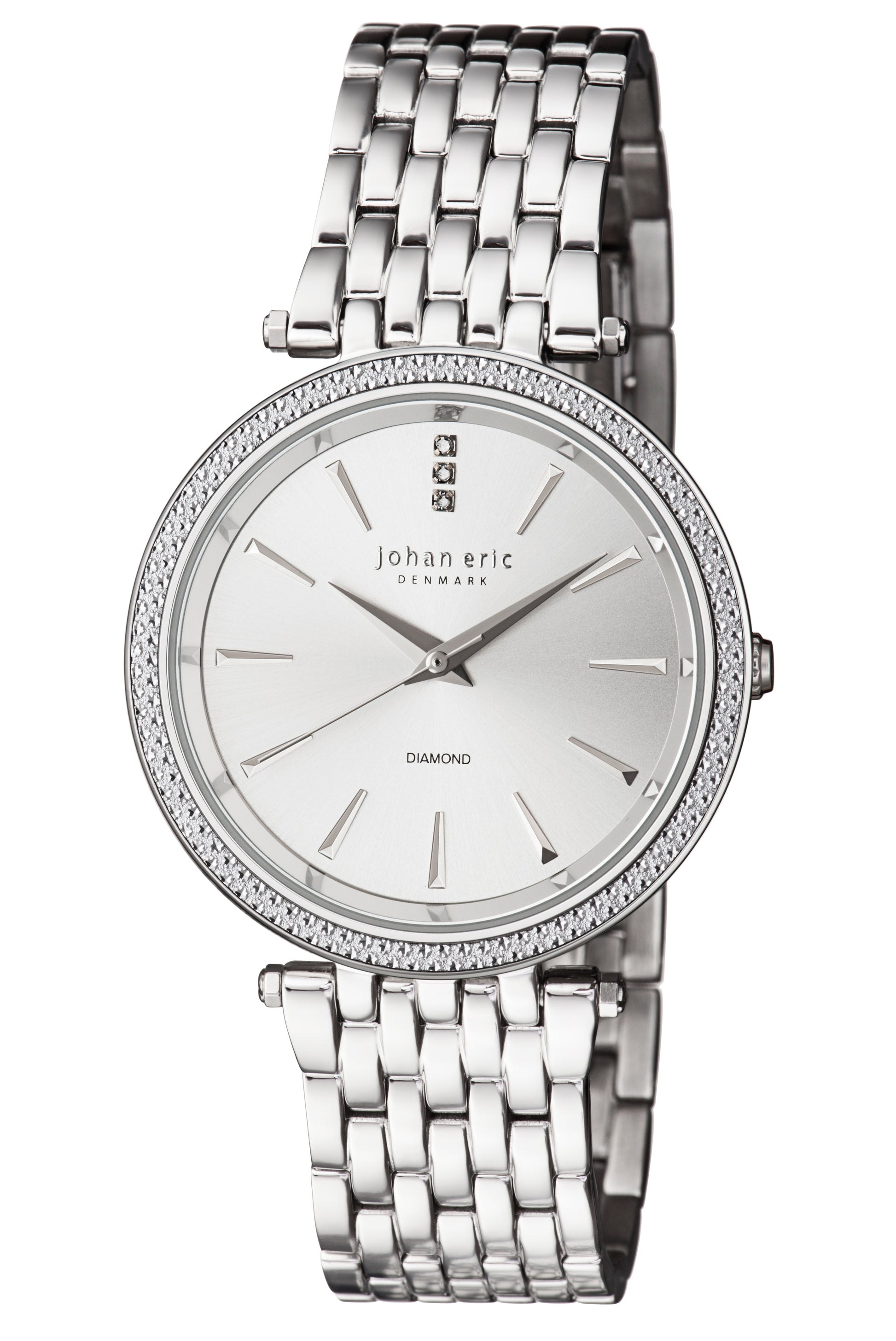 title:Johan Eric Women's Fredericia 36.75mm Quartz Watch JE-F1000-04-001B;color:Silver