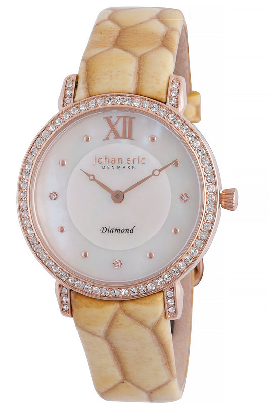 title:Johan Eric Women's Ribe 35mm Quartz Watch JE7000-09-009.09;color:Mother-of-Pearl