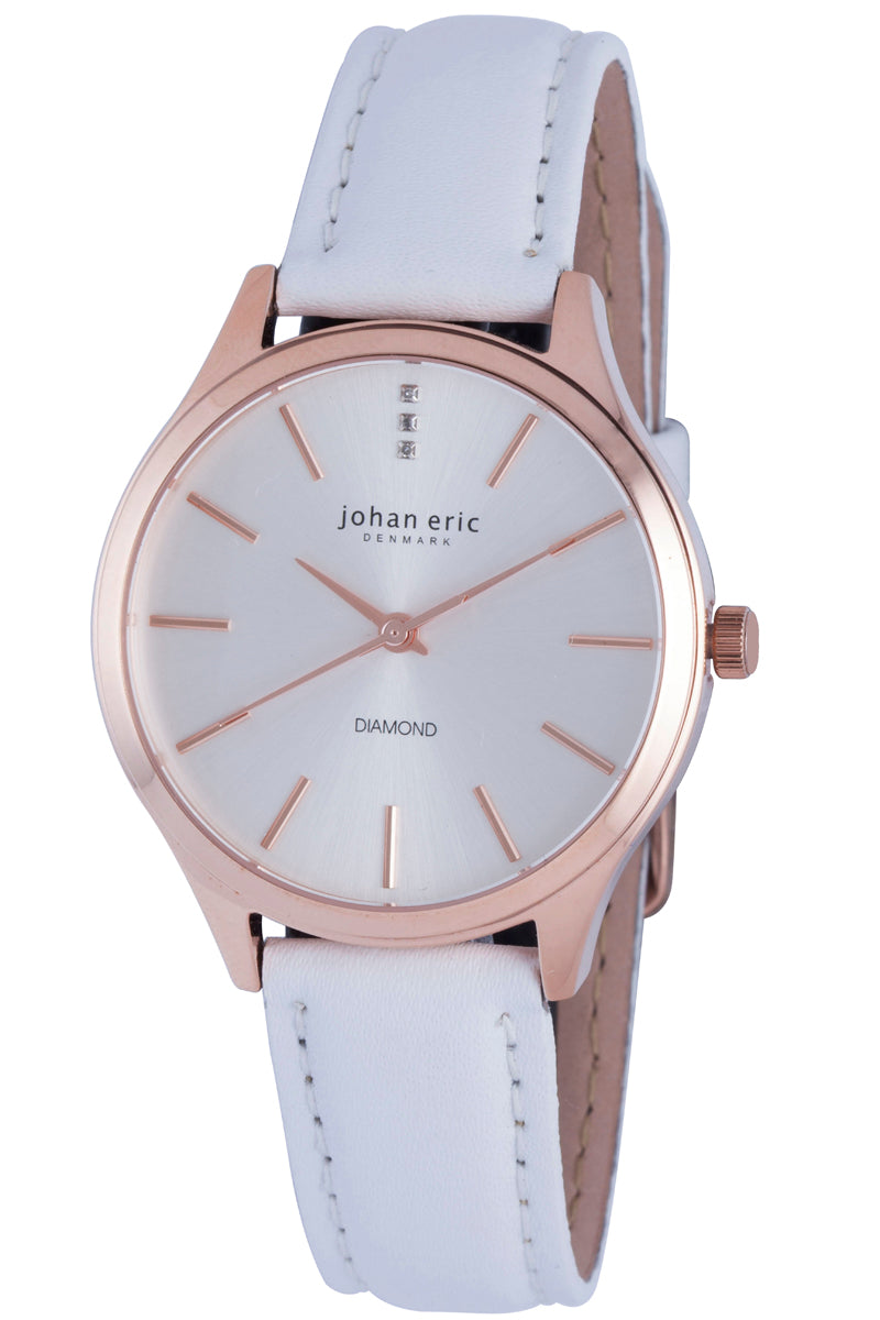 title:Johan Eric Women's Herlev 35mm Quartz Watch JE2200-09-001;color:Silver