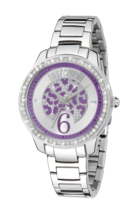 title:Just Cavalli Women's Shiny Crystals 36mm Quartz Watch R7253196501;color:White