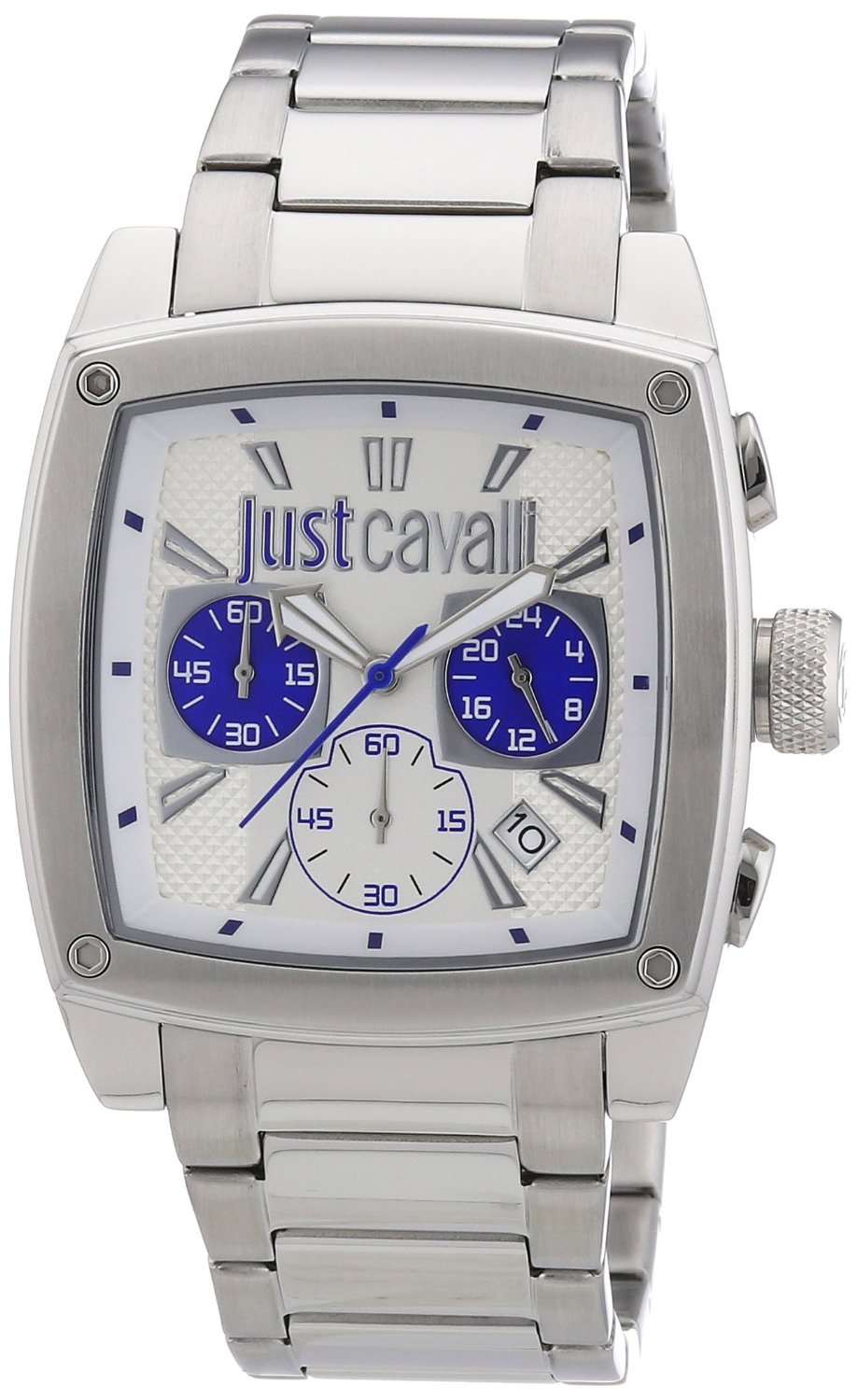 title:Just Cavalli Men's Pulp 40mm Quartz Watch R7273583002;color:Silver