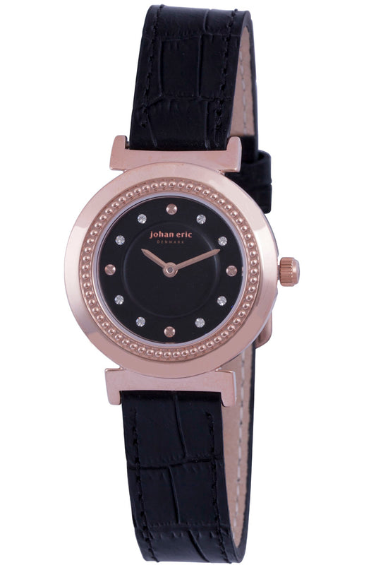 title:Johan Eric Women's Djursland 30mm Quartz Watch JE1200-09-007;color:Black