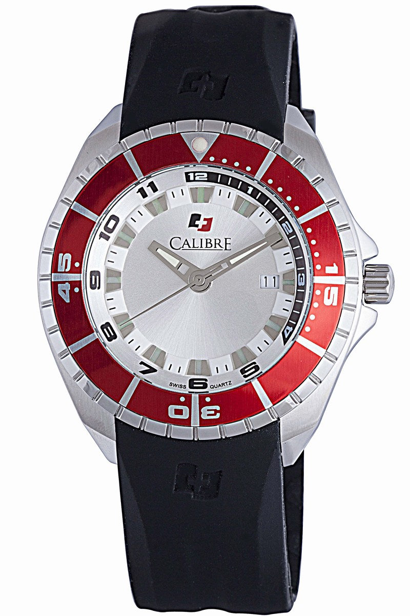 title:Calibre Men's Sea Knight 44mm Quartz Watch SC-4S2-04-001.4;color:Silver