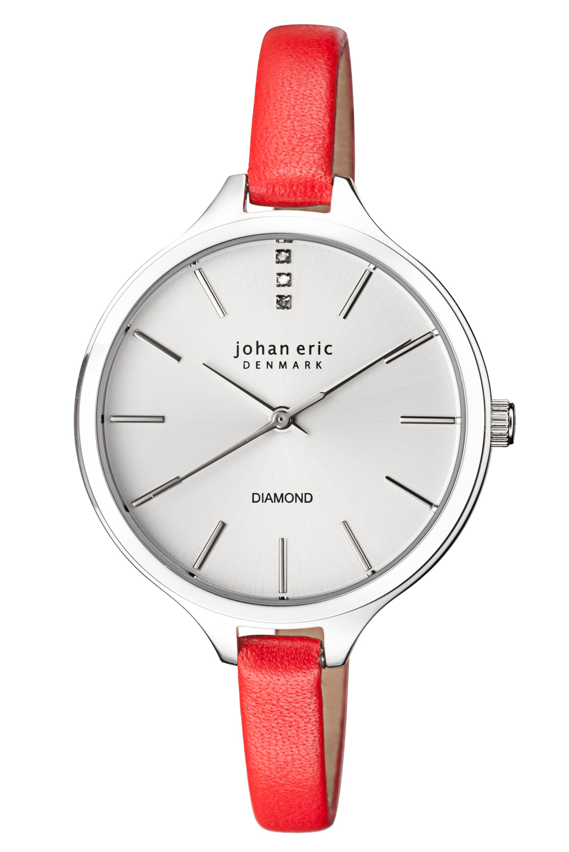 title:Johan Eric Women's Herlev Slim 35mm Quartz Watch JE2100-09-004;color:Silver