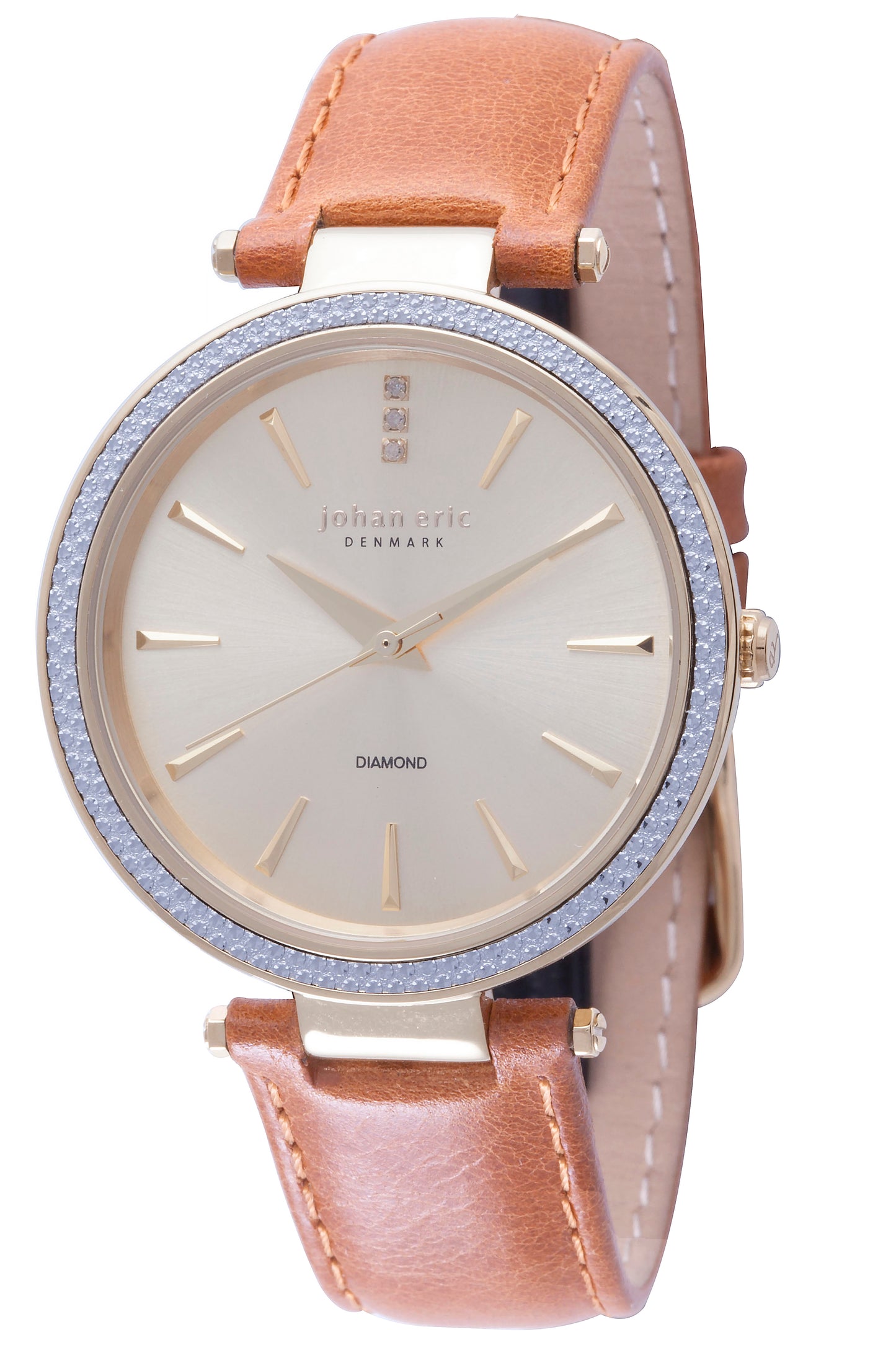 title:Johan Eric Women's Fredericia 36.75mm Quartz Watch JE-F1000-02-002;color:Gold