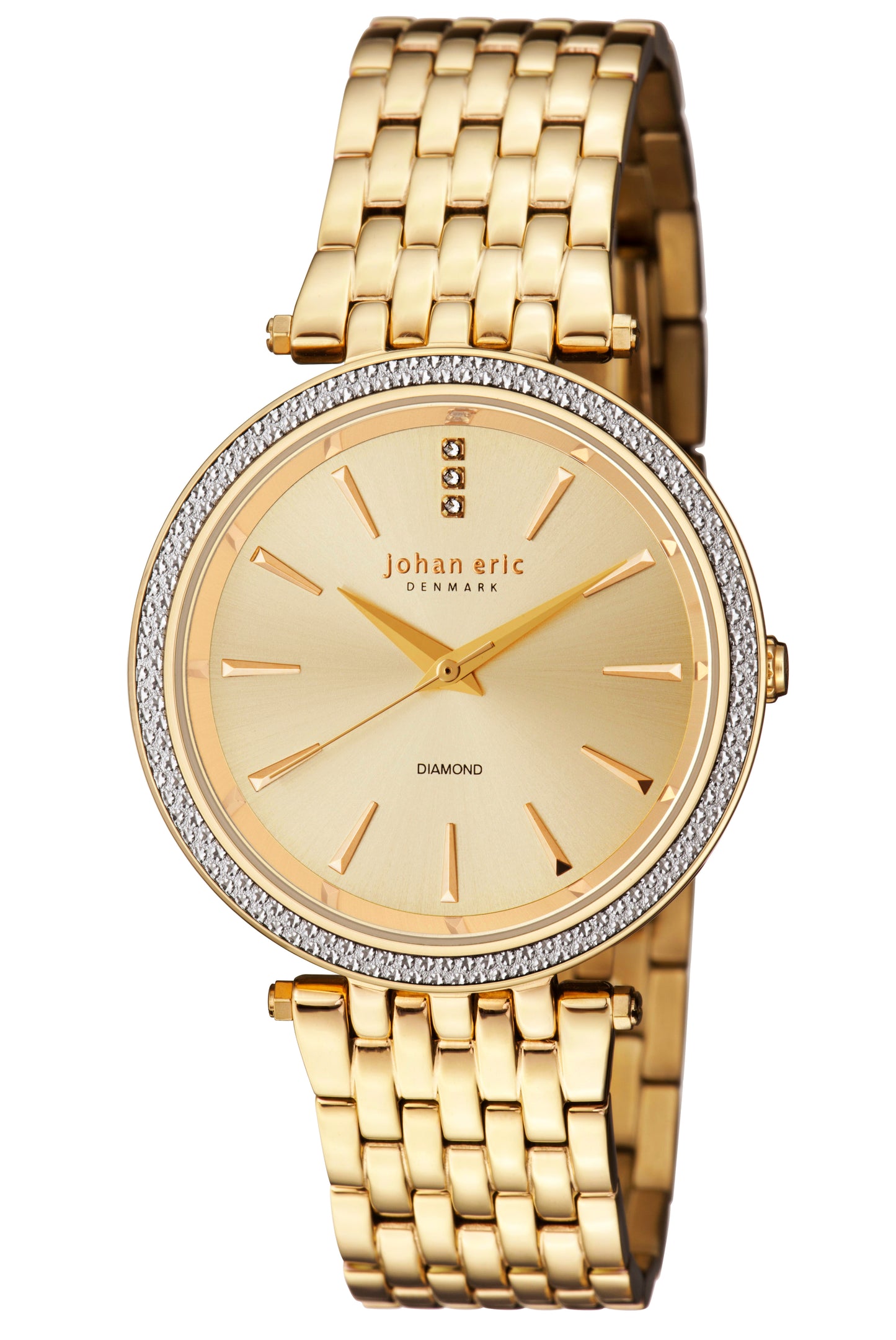 title:Johan Eric Women's Fredericia 36.75mm Quartz Watch JE-F1000-02-002B;color:Gold