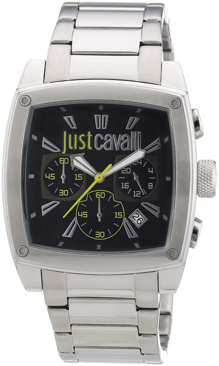 title:Just Cavalli Men's Pulp 40mm Quartz Watch R7273583001;color:Black