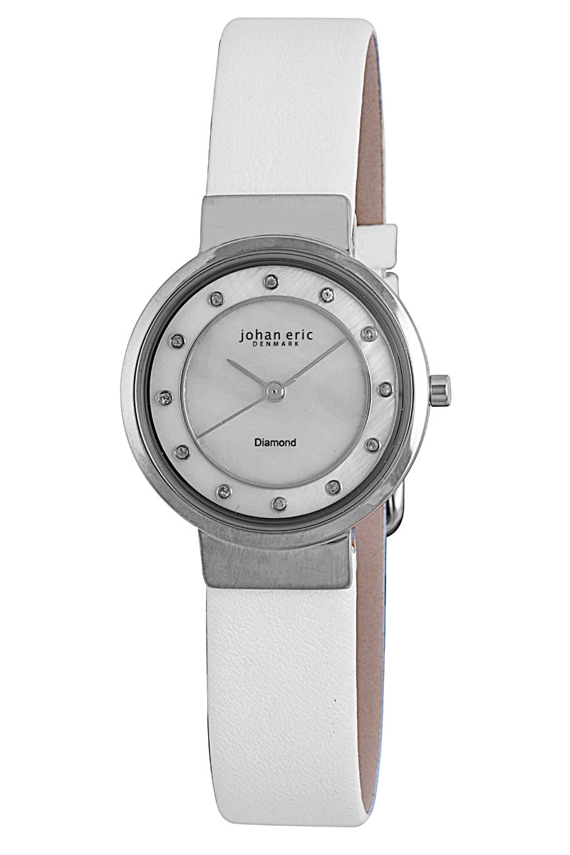 title:Johan Eric Women's Arhus Diamond 29mm Quartz Watch JE6100-04-009L;color:Mother-of-Pearl