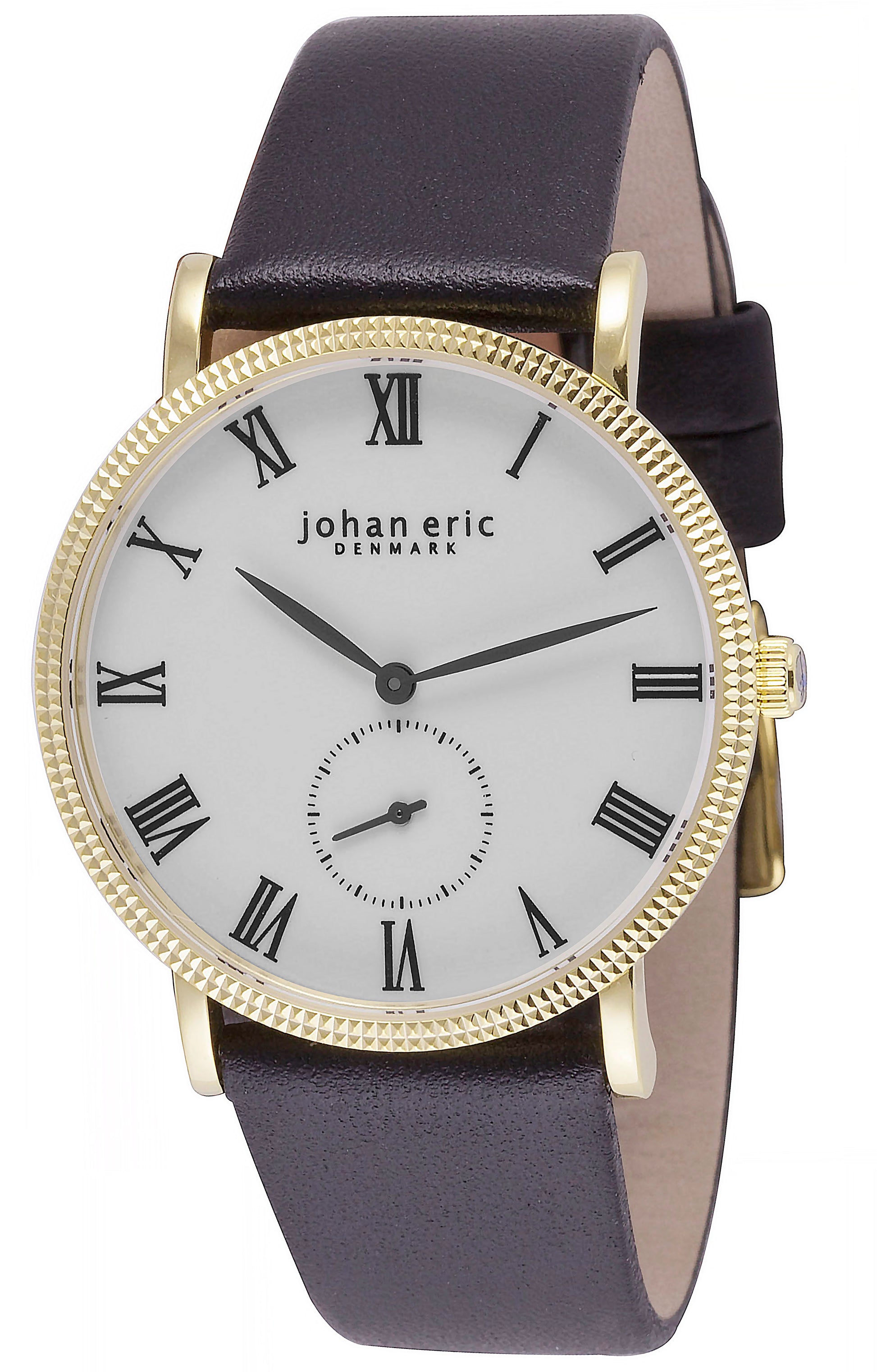 title:Johan Eric Men's Holstebro 37mm Quartz Watch JE-H1000-02-001;color:White