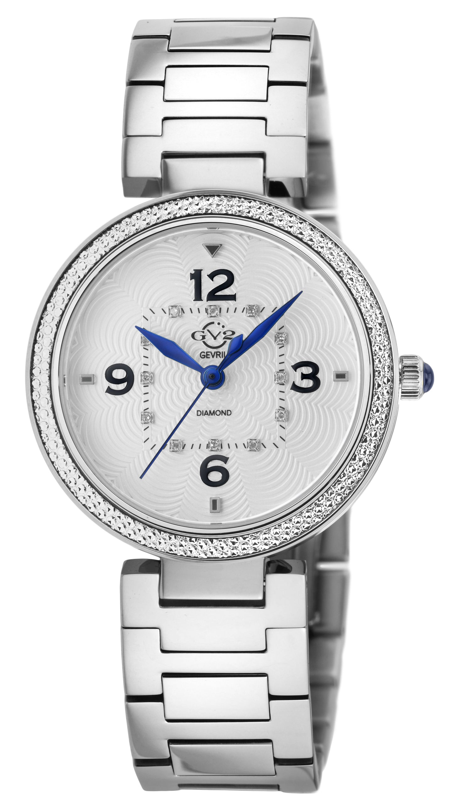 title:GV2 by Gevril Women's Piemonte 36mm Quartz Watch 14200B;color:White