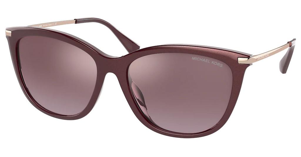 title:Michael Kors Women's 56mm Cordovan Pearl Sunglasses MK2150U-33446X-56;color:Cordovan Pearl frame, Cordovan Gradient Mirror lens