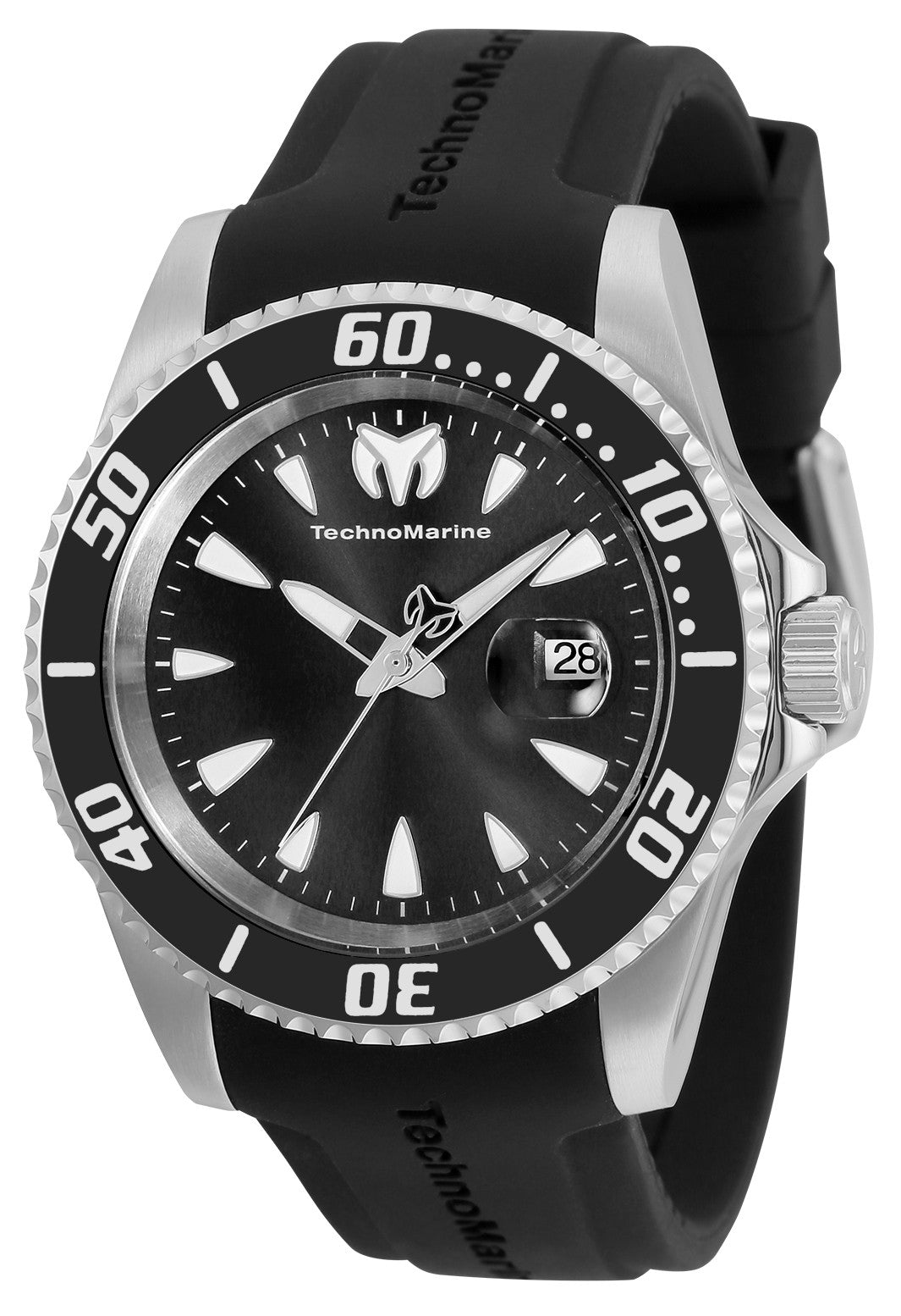 title:TechnoMarine Men's Manta 42mm Quartz Watch TM-220112;color:Black