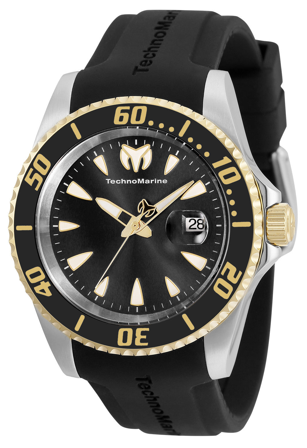 title:TechnoMarine Men's Manta 42mm Quartz Watch TM-220114;color:Black