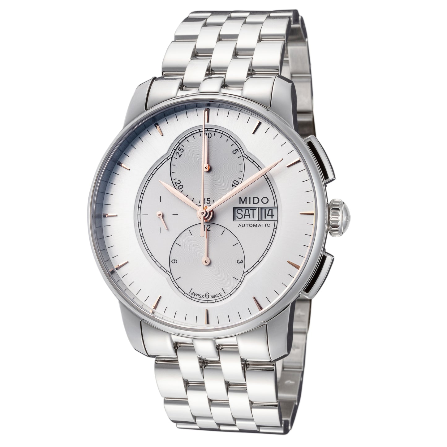 title:Mido Men's M8607.4.10.1 Baroncelli II 48mm Automatic Watch;color:Silver