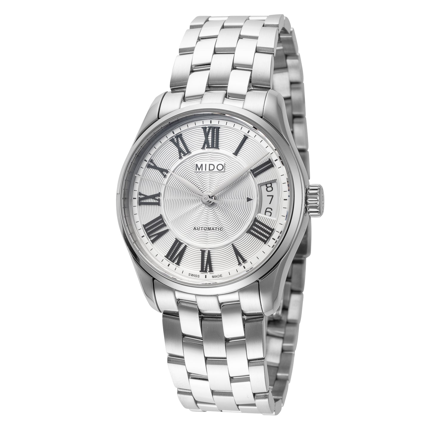 title:Mido Women's M024.207.11.033.00 Belluna II 33mm Automatic Watch;color:Silver