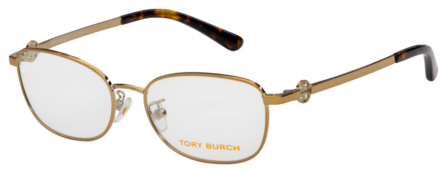 title:Tory Burch Women's 50mm Gold Opticals TY1064-3279-50;color:Gold frame, Demo lens