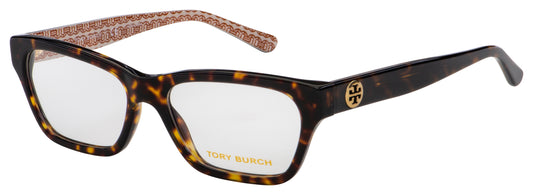 title:Tory Burch Women's TY2097-1812-53 Fashion 53mm Dark Tortoise Opticals;color:Dark Tortoise