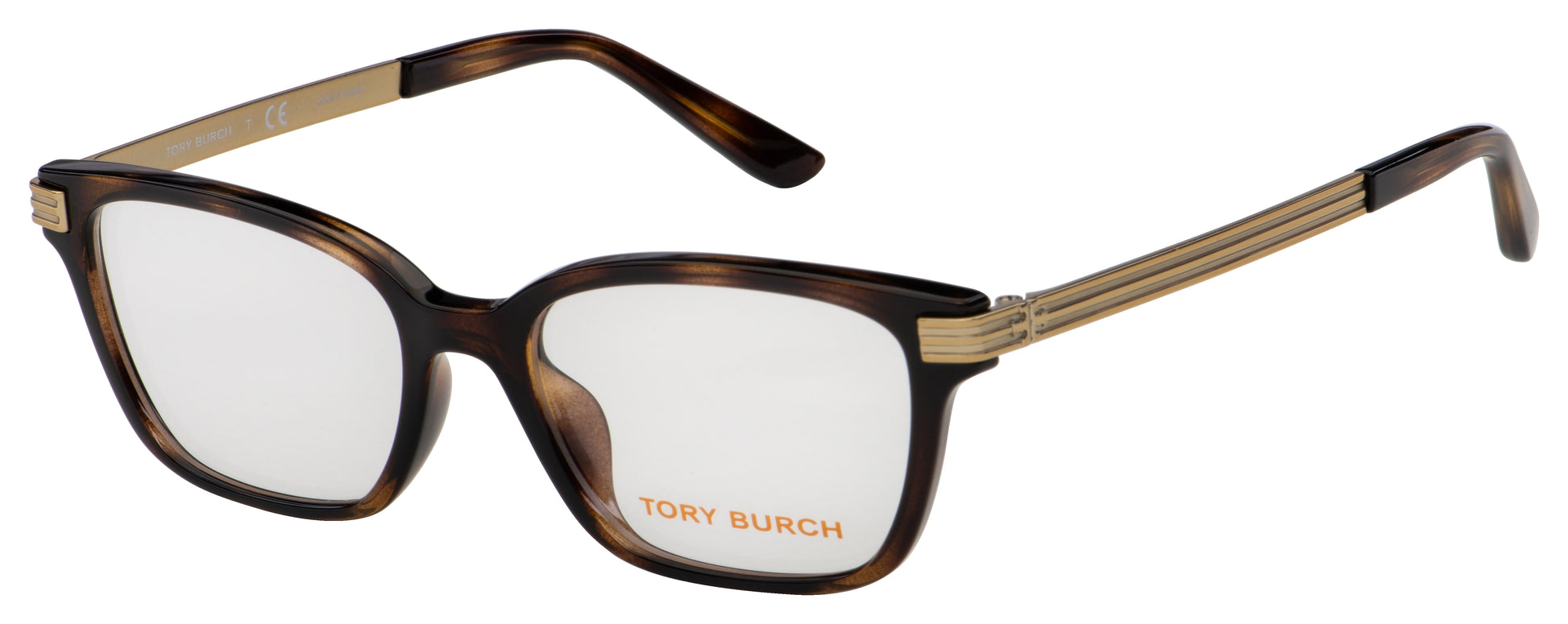 title:Tory Burch Women's 49mm Dark Tortoise  Opticals TY4007U-1831-49;color:Dark Tortoise frame, Demo Lens