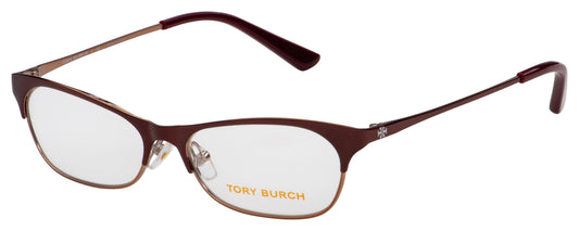 title:Tory Burch Women's 50mm Rose Gold/Shiny Bordeaux  Opticals TY1065-3283-50;color:Rose Gold/Shiny Bordeaux frame, Demo Lens