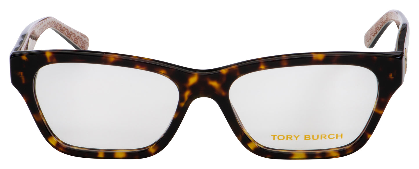 title:Tory Burch Women's TY2097-1812-53 Fashion 53mm Dark Tortoise Opticals;color:Dark Tortoise