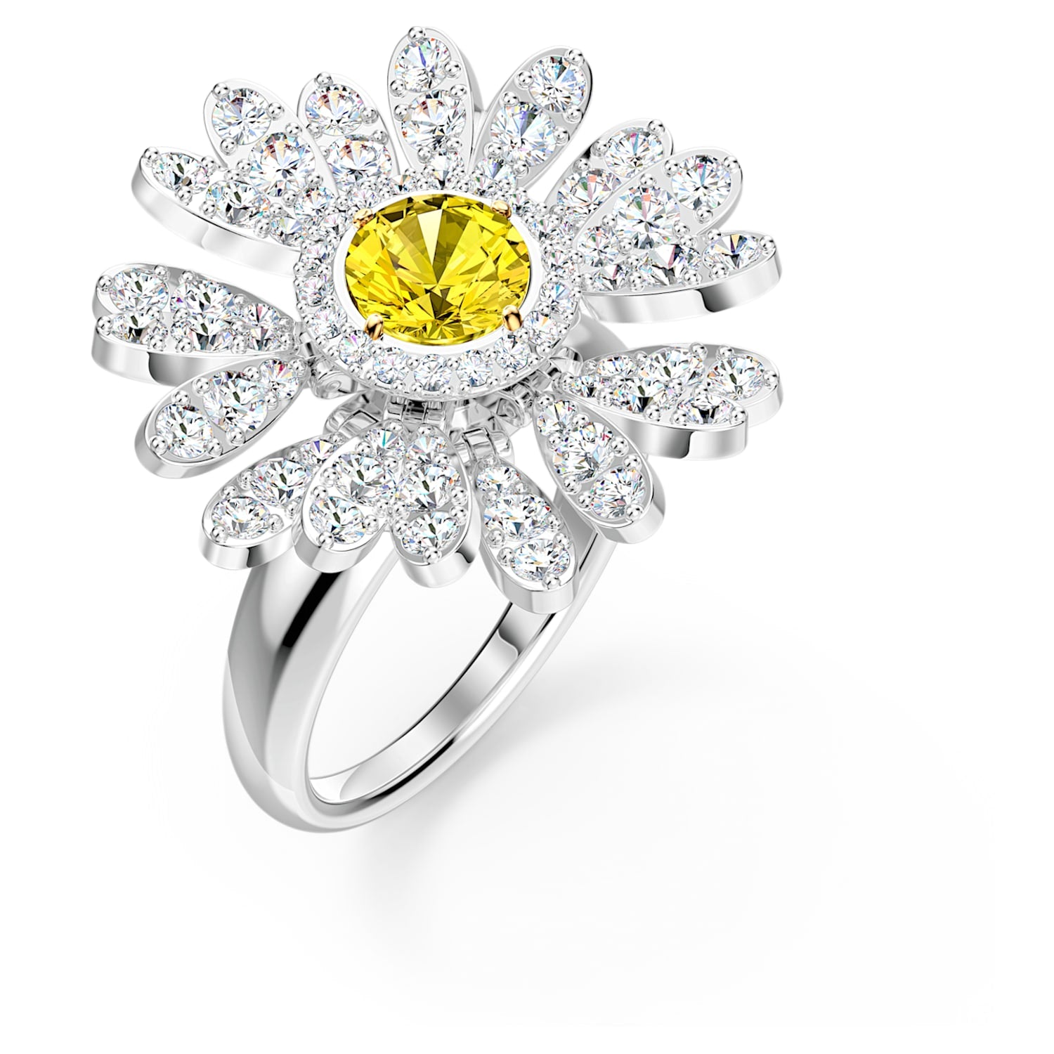 title:Swarovski Women's 5520366 Eternal Flower Finish Crystal Ring;color:not applicable