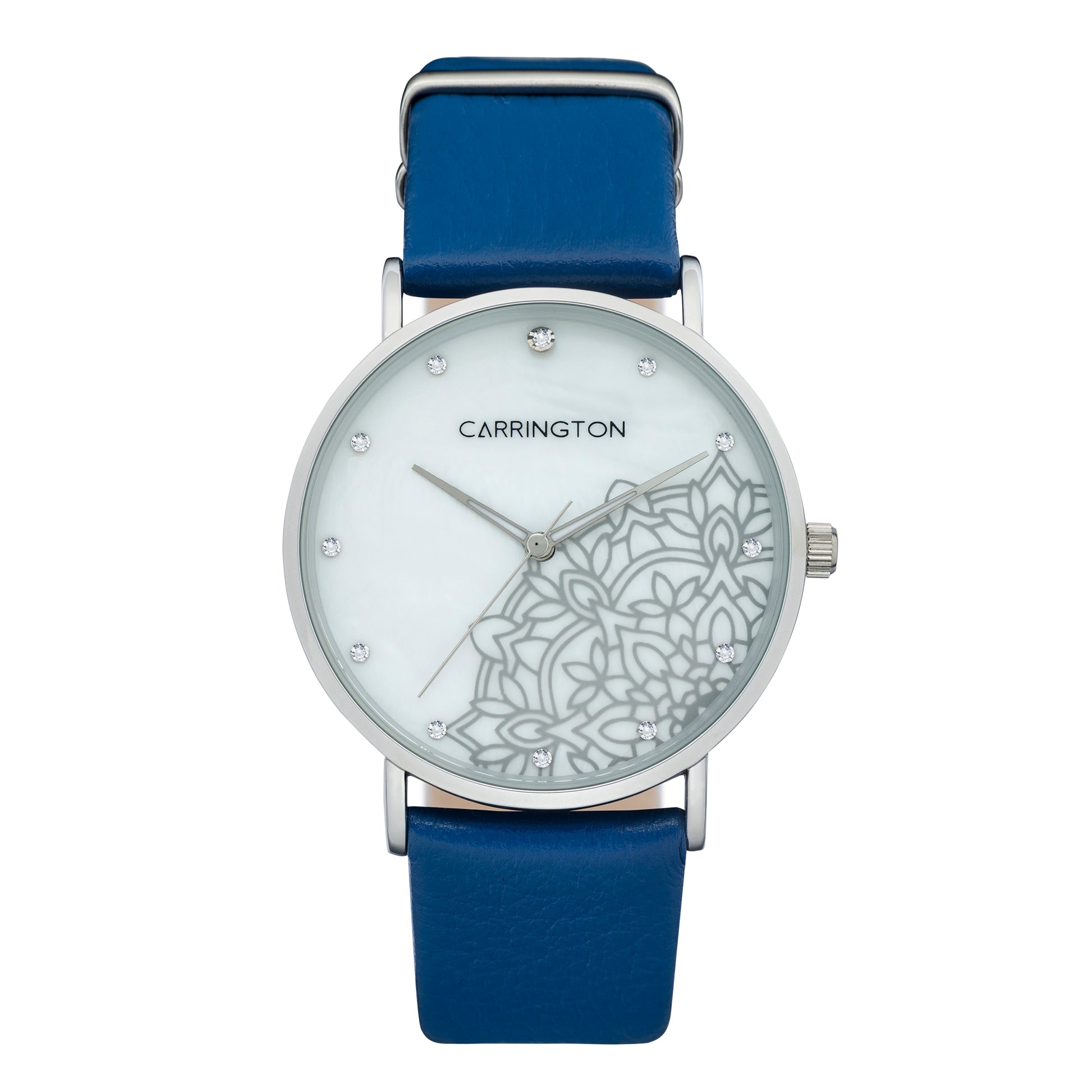 title:Carrington Women's CT-2008-01 Luella 38mm Quartz Watch;color:White