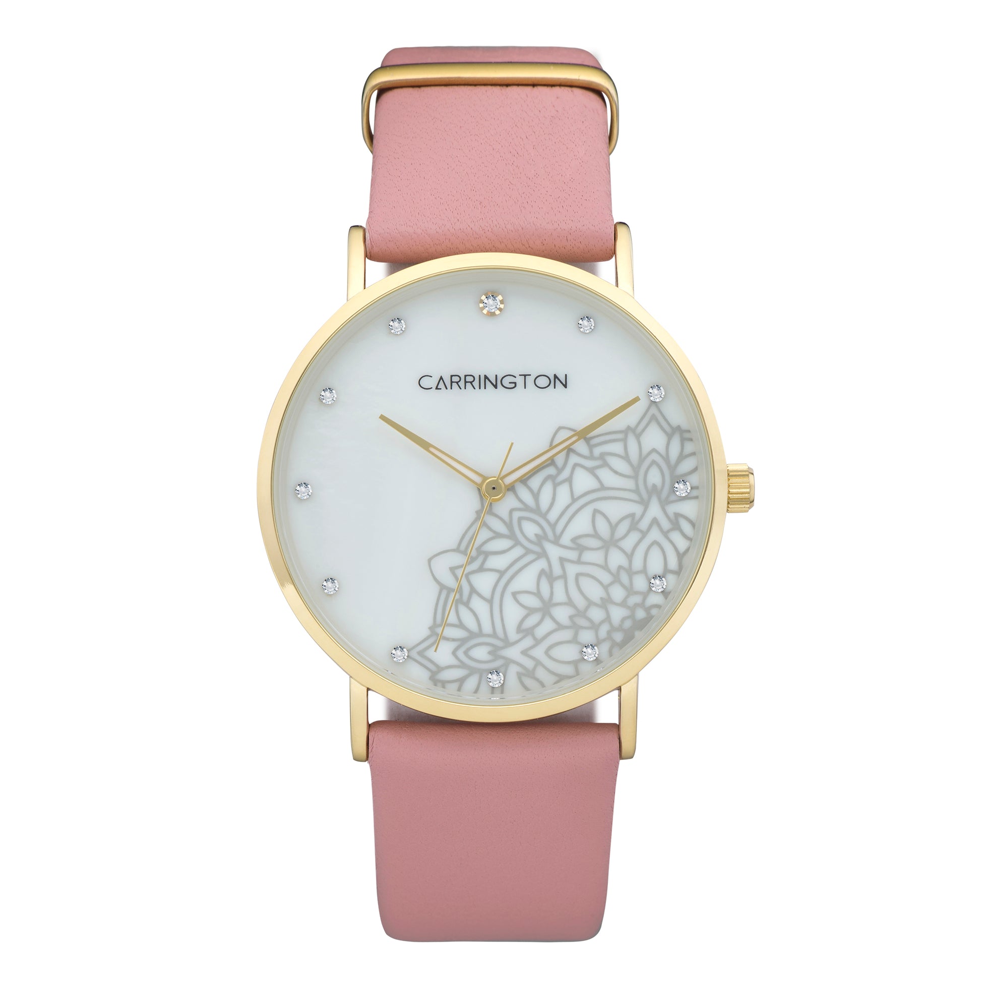 title:Carrington Women's CT-2008-04 Luella 38mm Quartz Watch;color:White