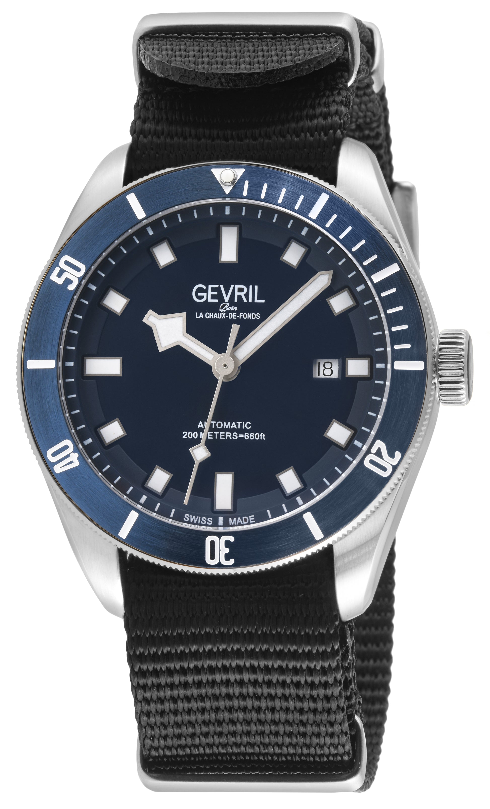 title:Gevril Men's Yorkville 43mm Automatic Watch 48601N;color:Blue