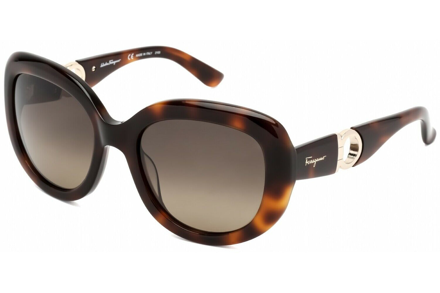 title:Ferragamo Womens SF727S-214 Fashion 53 mm Tortoise Sunglasses;color:Brown Gradient Lens, Tortoise Frame