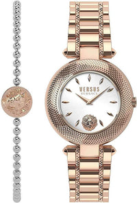 title:Versus Versace Women's VSP712218 Brick Lane 36mm Quartz Watch;color:Rose Gold