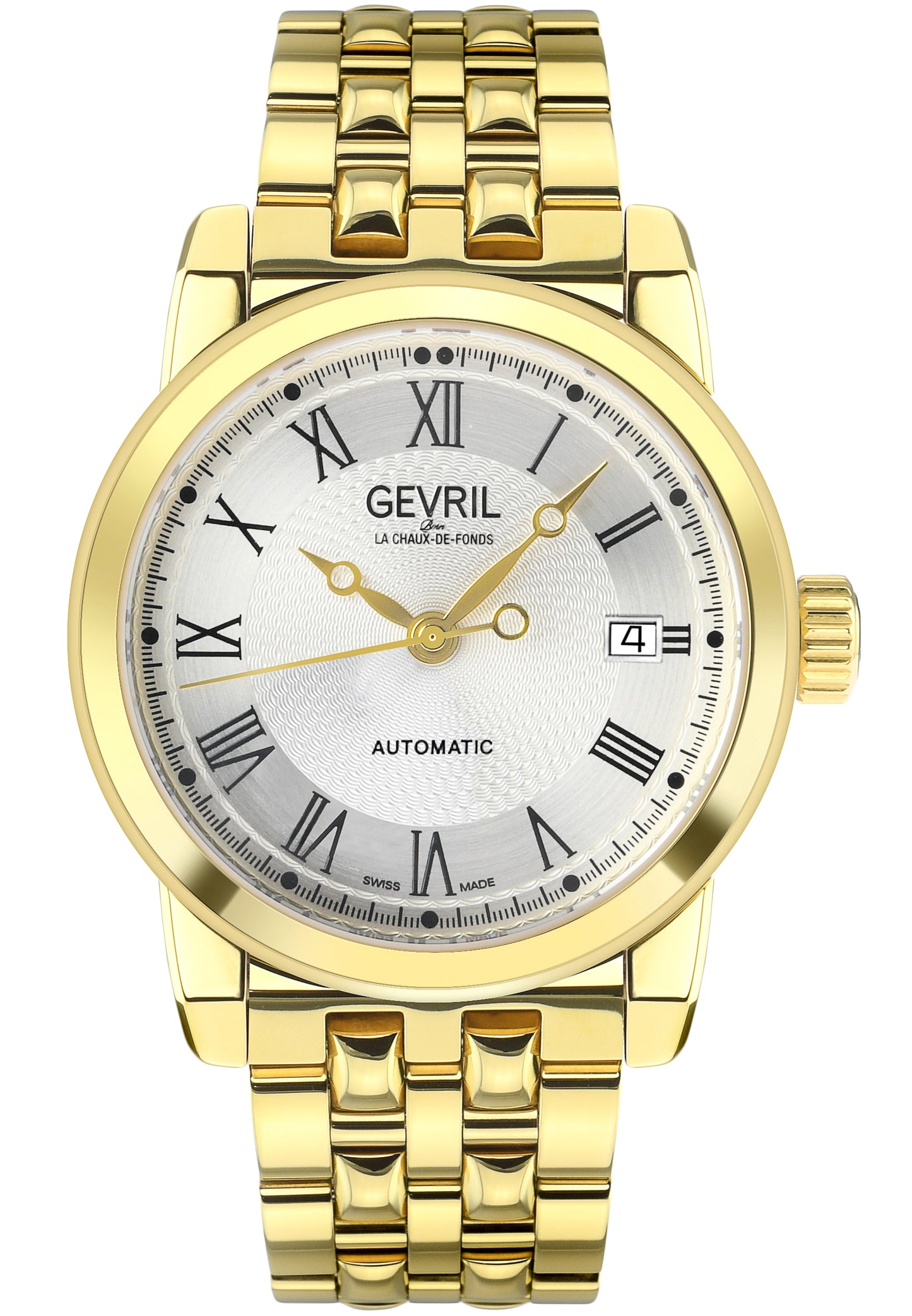 title:Gevril Men's Madison 39mm Automatic Watch GV-2575;color:Silver